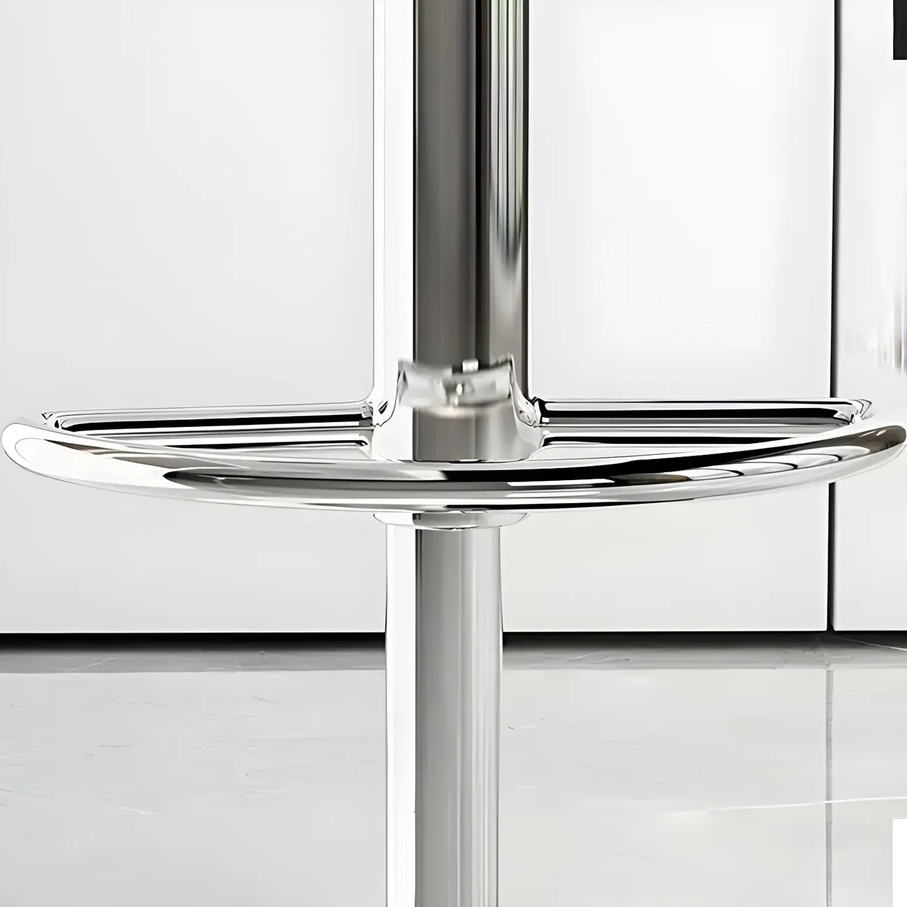 Modern Swivel Acrylic Bar Stools with Backs Image - 5 | homeyfad