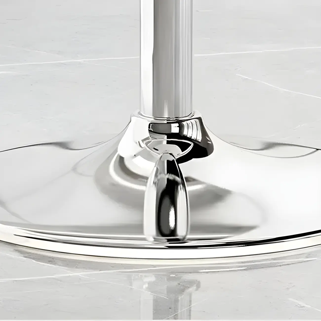 Modern Swivel Acrylic Bar Stools with Backs Image - 6 | homeyfad