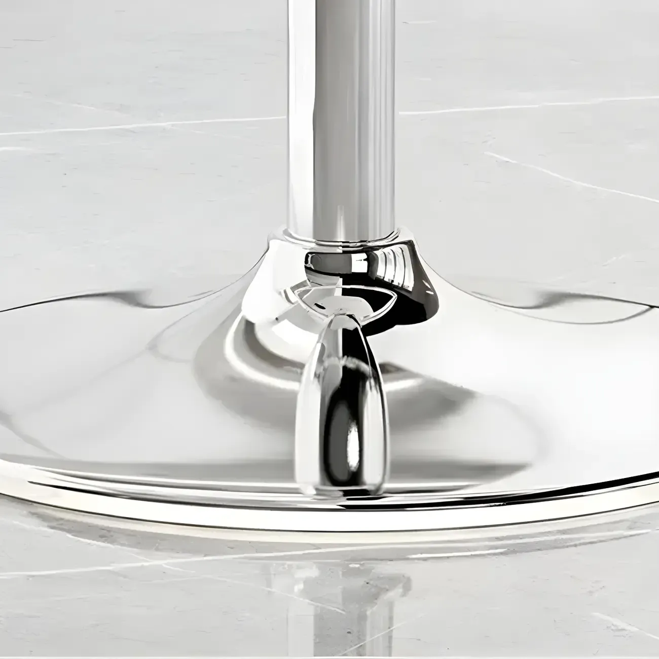 Modern Swivel Acrylic Bar Stools with Backs Image - 6