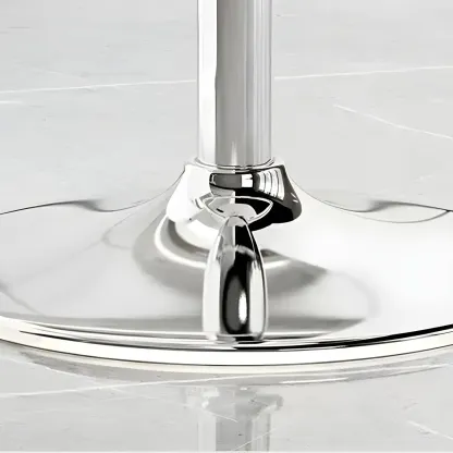 Modern Swivel Acrylic Bar Stools with Backs Image - 6