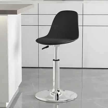 Modern Swivel Acrylic Bar Stools with Backs Image - 22