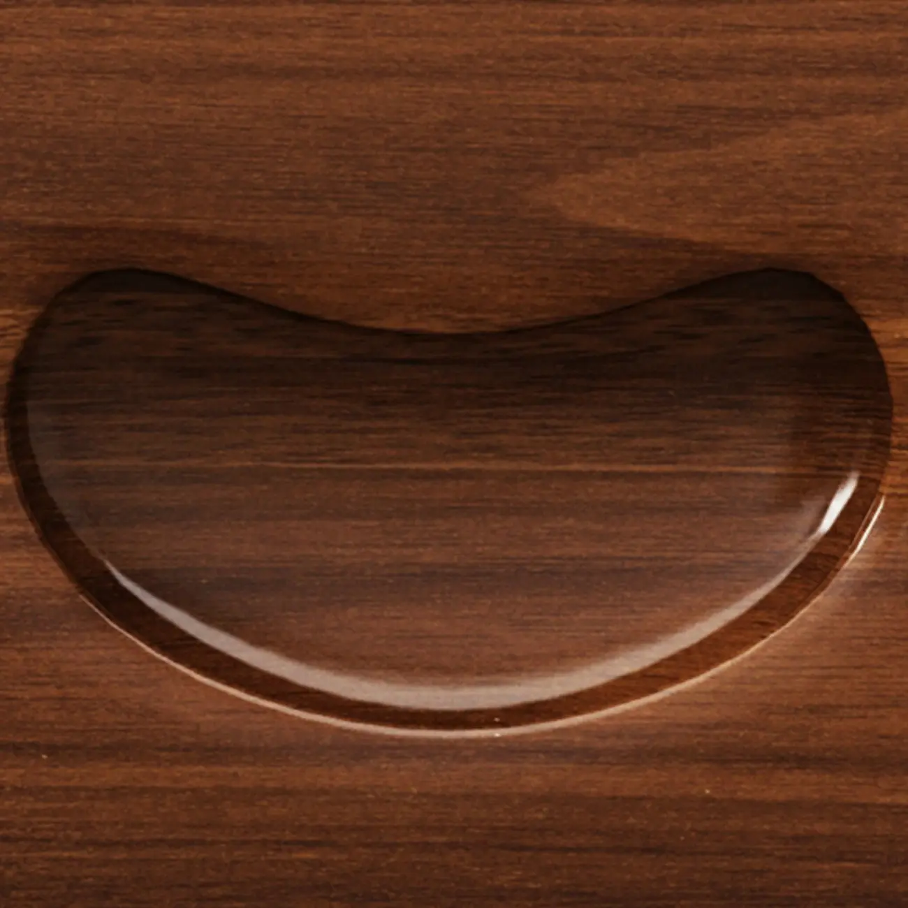 Traditional Nut-Brown 2-Drawer Wood Small Nightstand Image - 12 | homeyfad