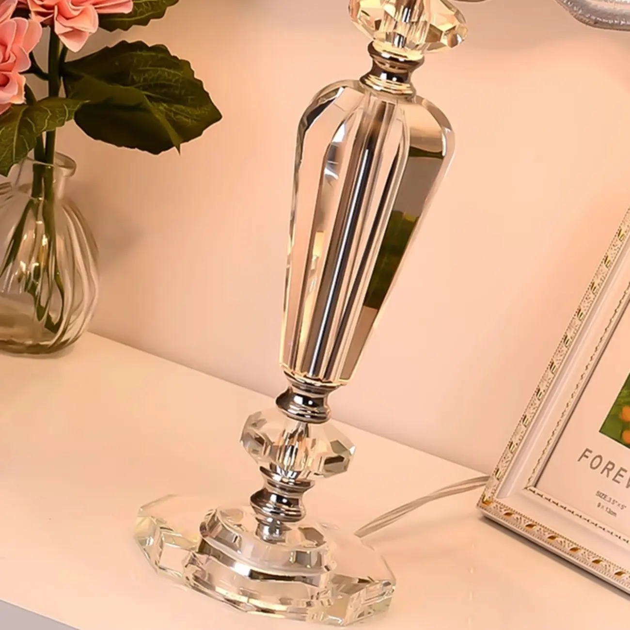 Geometric Multicolor Crystal Table Lamp for Bedside Lighting  Image - 13 | homeyfad