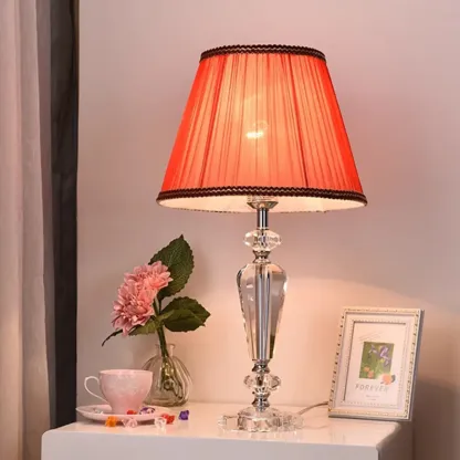 Geometric Multicolor Crystal Table Lamp for Bedside Lighting  Image - 16
