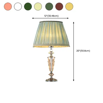 Geometric Multicolor Crystal Table Lamp for Bedside Lighting  #size