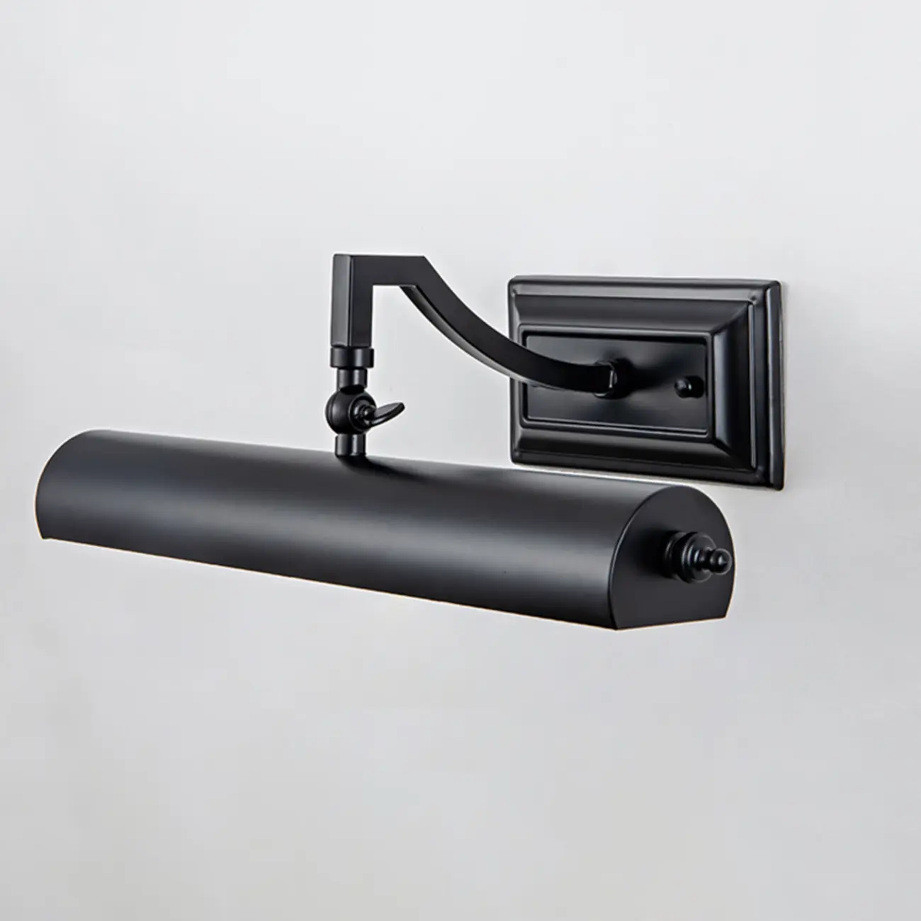 Industrial Black Tube Vanity Light with Iron Shade for Living Room Image - 9 | homeyfad