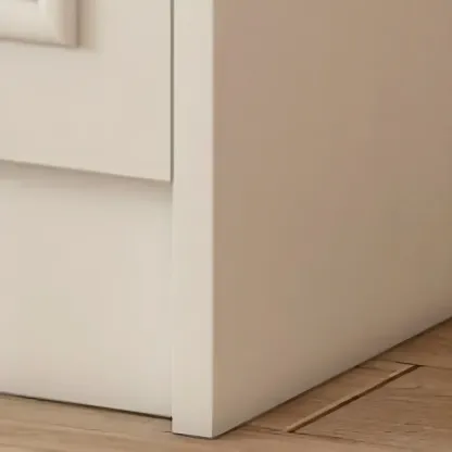 Modern Slim White Shoe Cabinet with Drawer for Hallway Image - 9