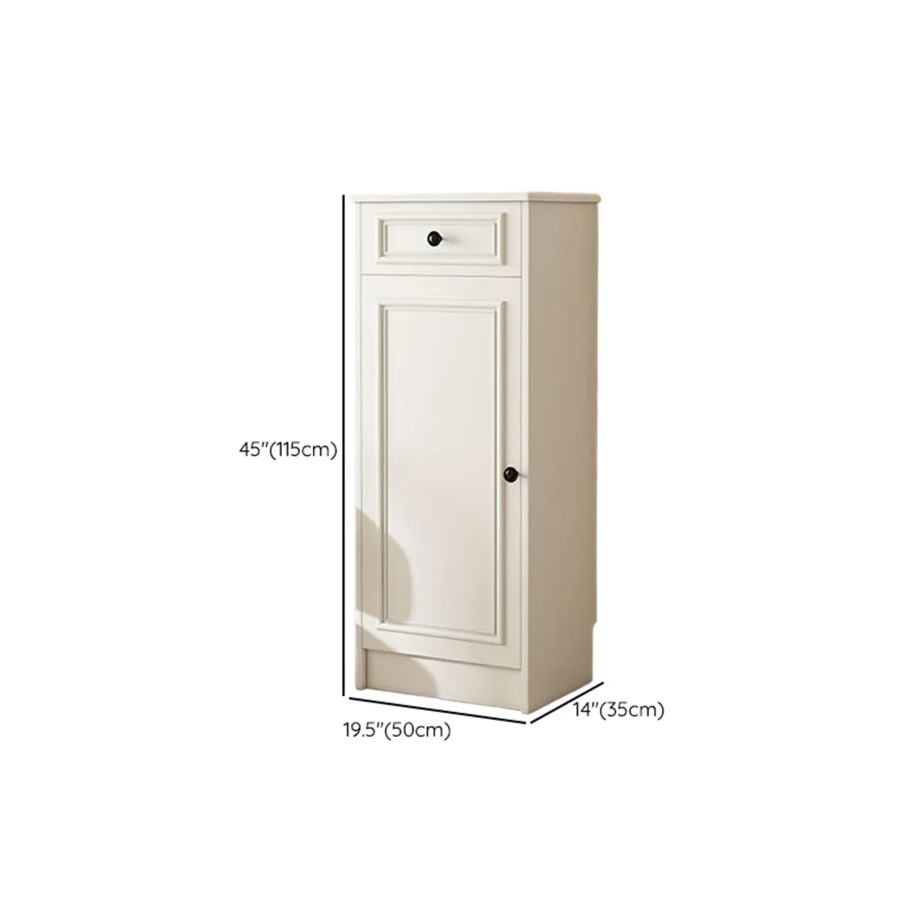 Modern Slim White Shoe Cabinet with Drawer for Hallway #size | homeyfad