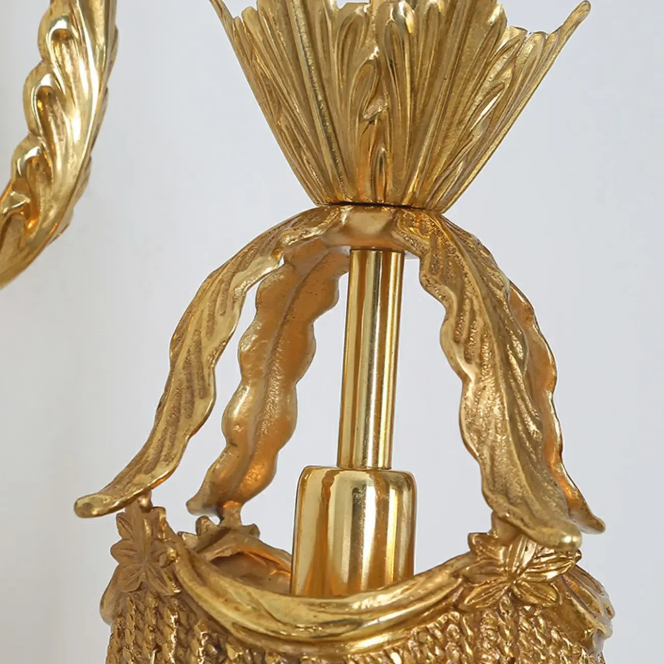 Indoor Vintage Crystal Arc Wall Sconce with Double Lights  Image - 7