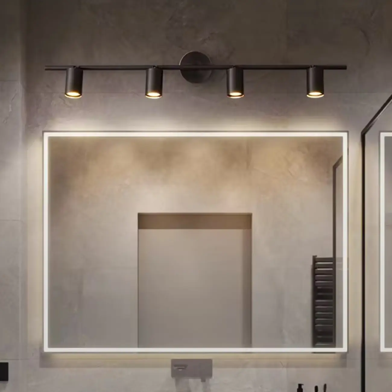 Minimalist Adjustable LED Cylinder Vanity Light Fixtures Image - 1 | homeyfad