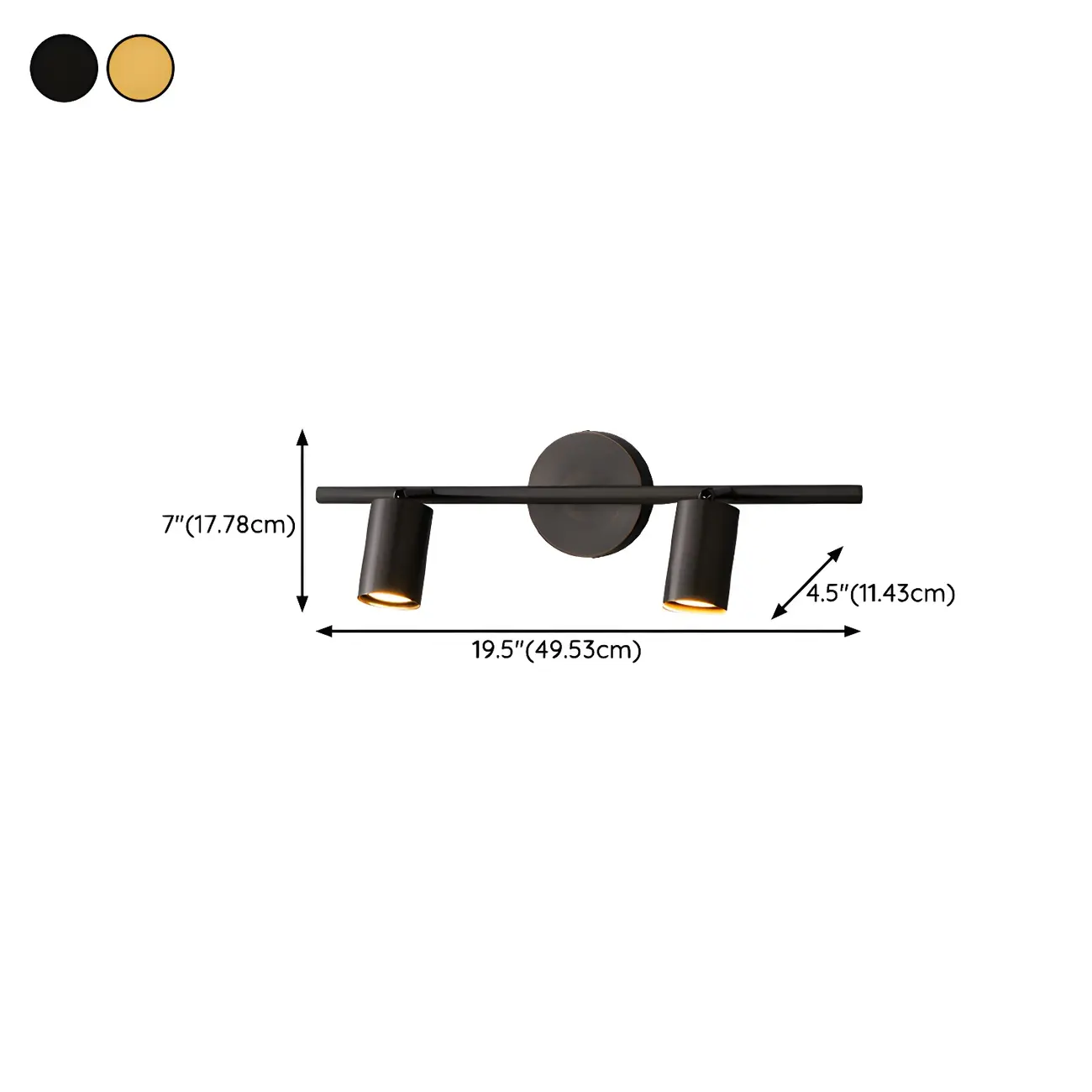 Minimalist Adjustable LED Cylinder Vanity Light Fixtures Image - 17 | homeyfad