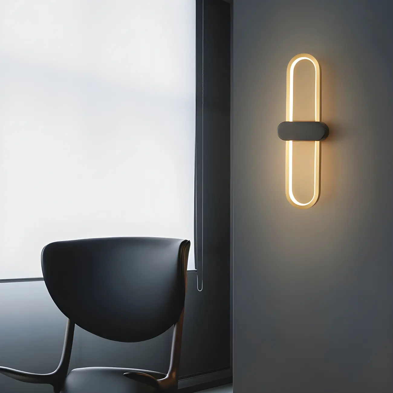 Classic Oval LED Vanity Light with Wall Mount for Bathroom Image - 2 | homeyfad