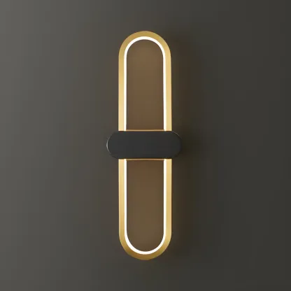 Classic Oval LED Vanity Light with Wall Mount for Bathroom Image - 6