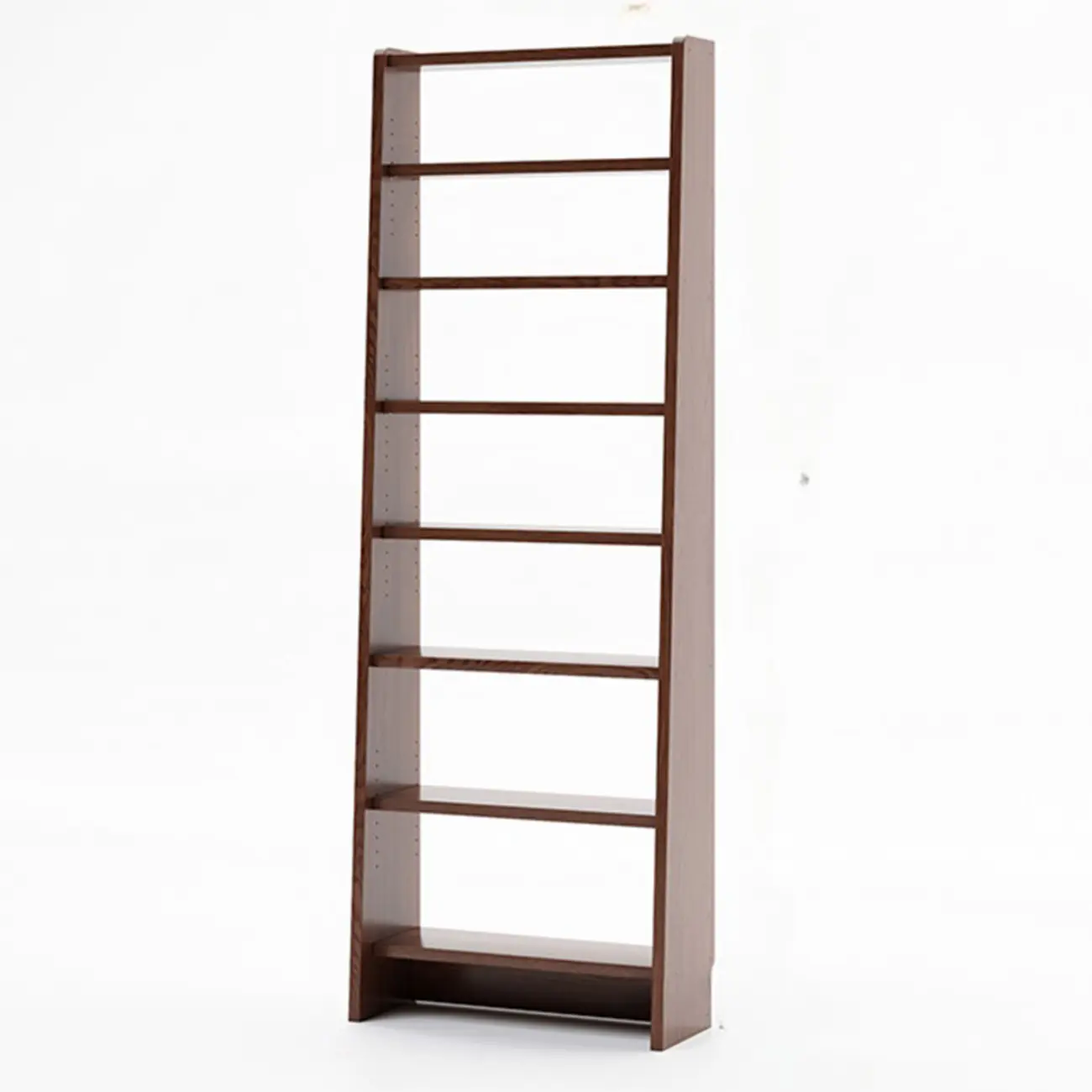 Tall Modern White Wooden Open Vertical Bookcase Image - 10 | homeyfad