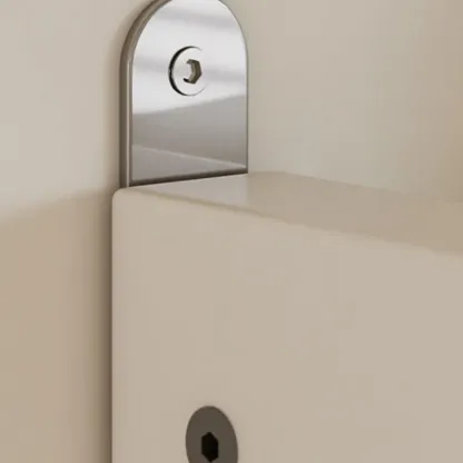 Tall Modern White Wooden Open Vertical Bookcase Image - 14