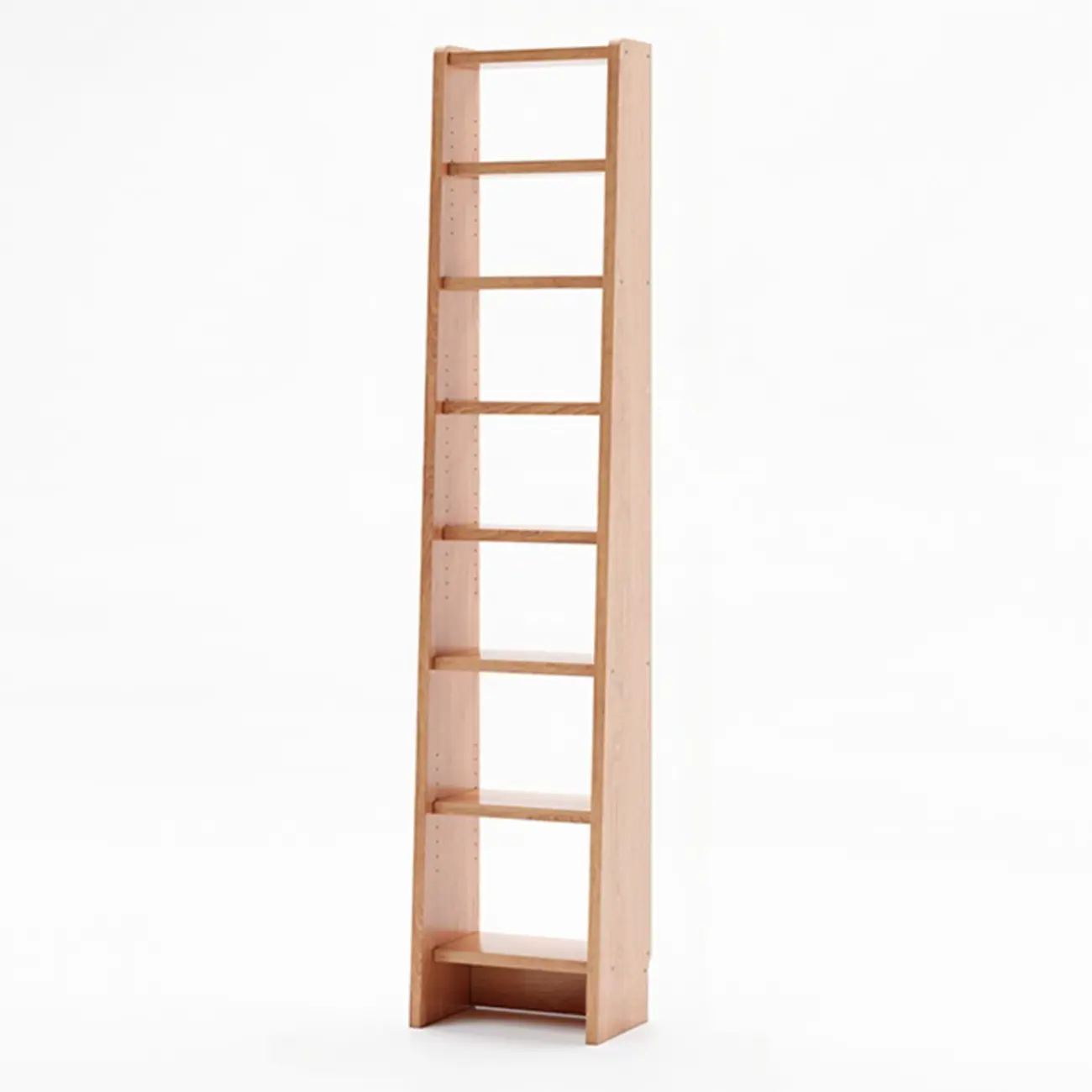 Tall Modern White Wooden Open Vertical Bookcase Image - 15 | homeyfad