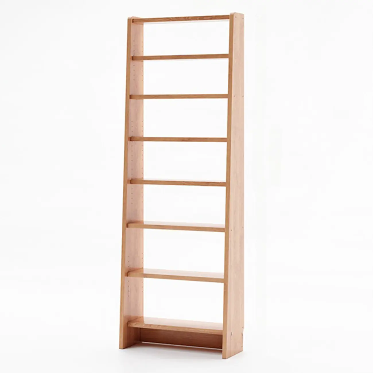 Tall Modern White Wooden Open Vertical Bookcase Image - 17 | homeyfad