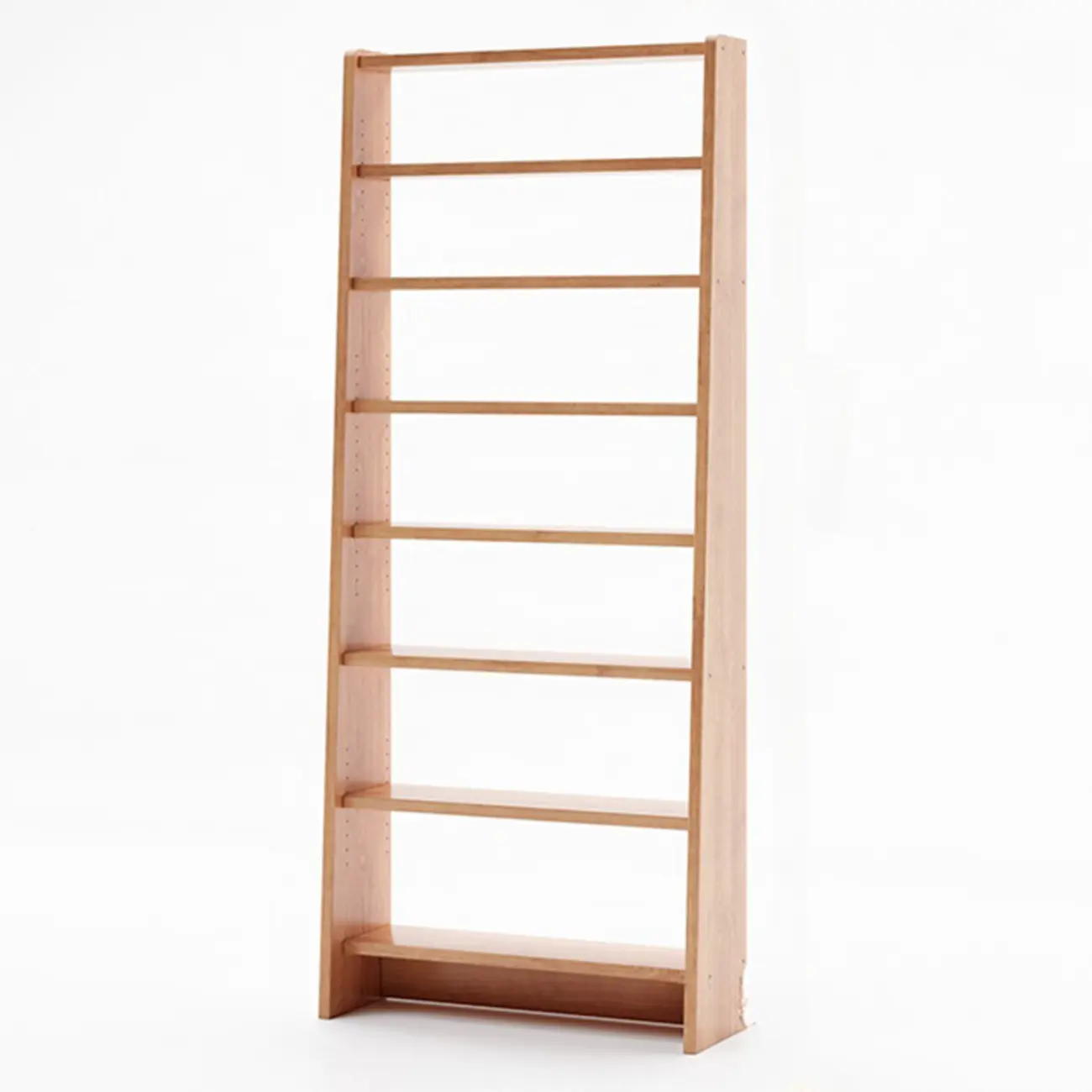 Tall Modern White Wooden Open Vertical Bookcase Image - 18 | homeyfad