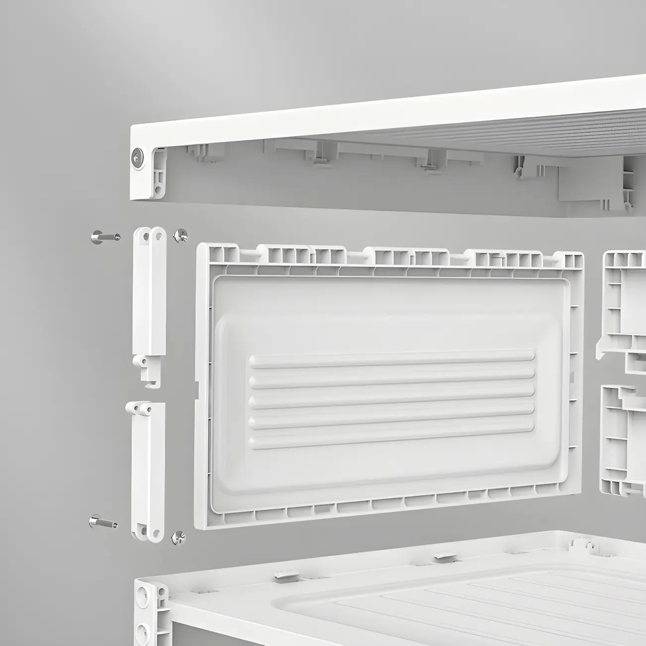 Glam Plastic Transparent Foldable Shoe Storage Cabinet Image - 8 | homeyfad