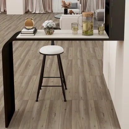 Modern Stone Black Metal Storage Bar Tables with Cup Holder Image - 6