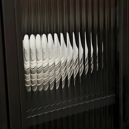 Modern Grey Stone Metal Base Storage Bar Tables for Kitchen Image - 8