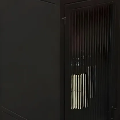 Modern Grey Stone Metal Base Storage Bar Tables for Kitchen Image - 10