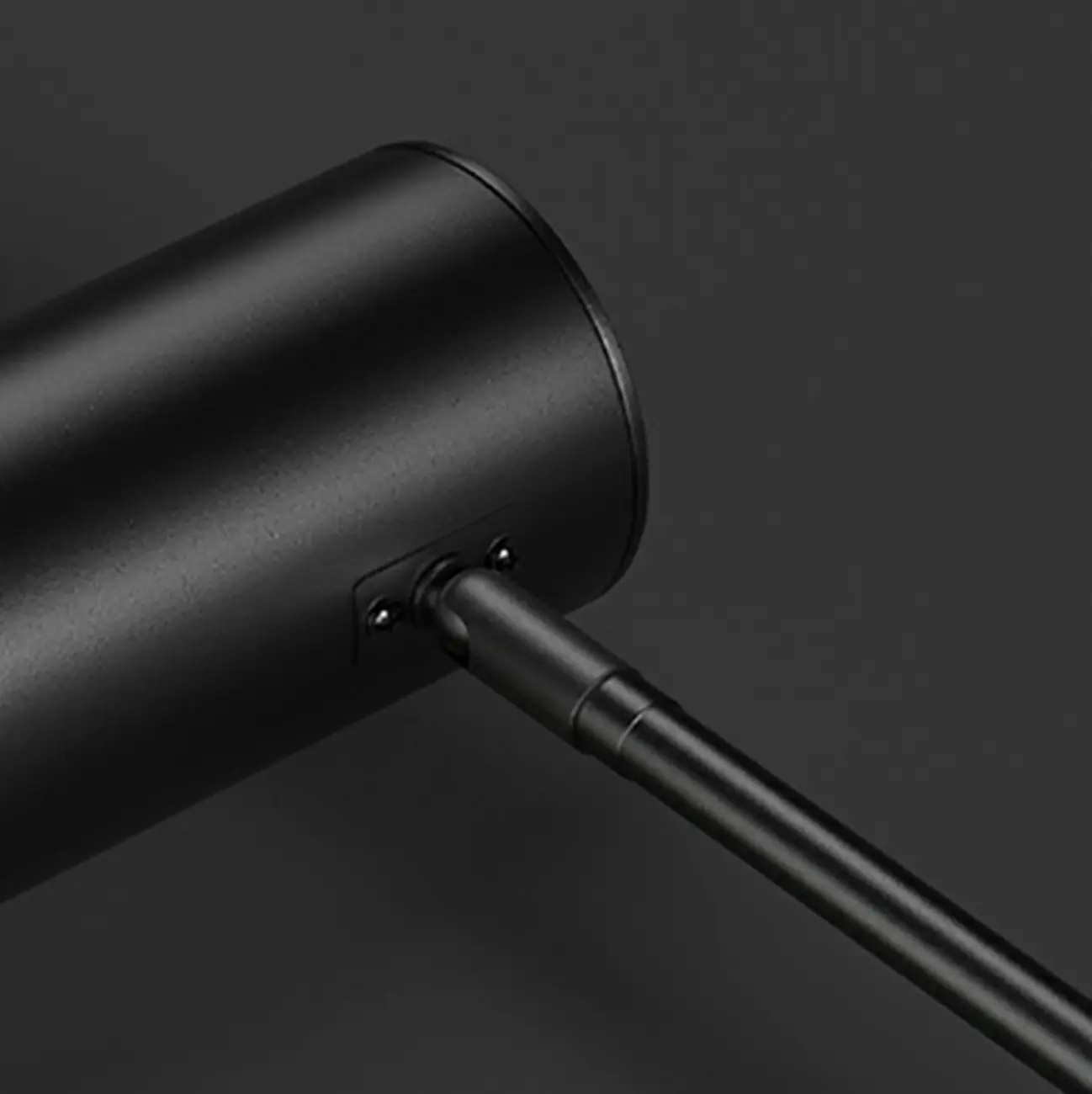 Solid Color Metal Swing Arm Wall Light with Cylinder Acrylic Shade Image - 6 | homeyfad