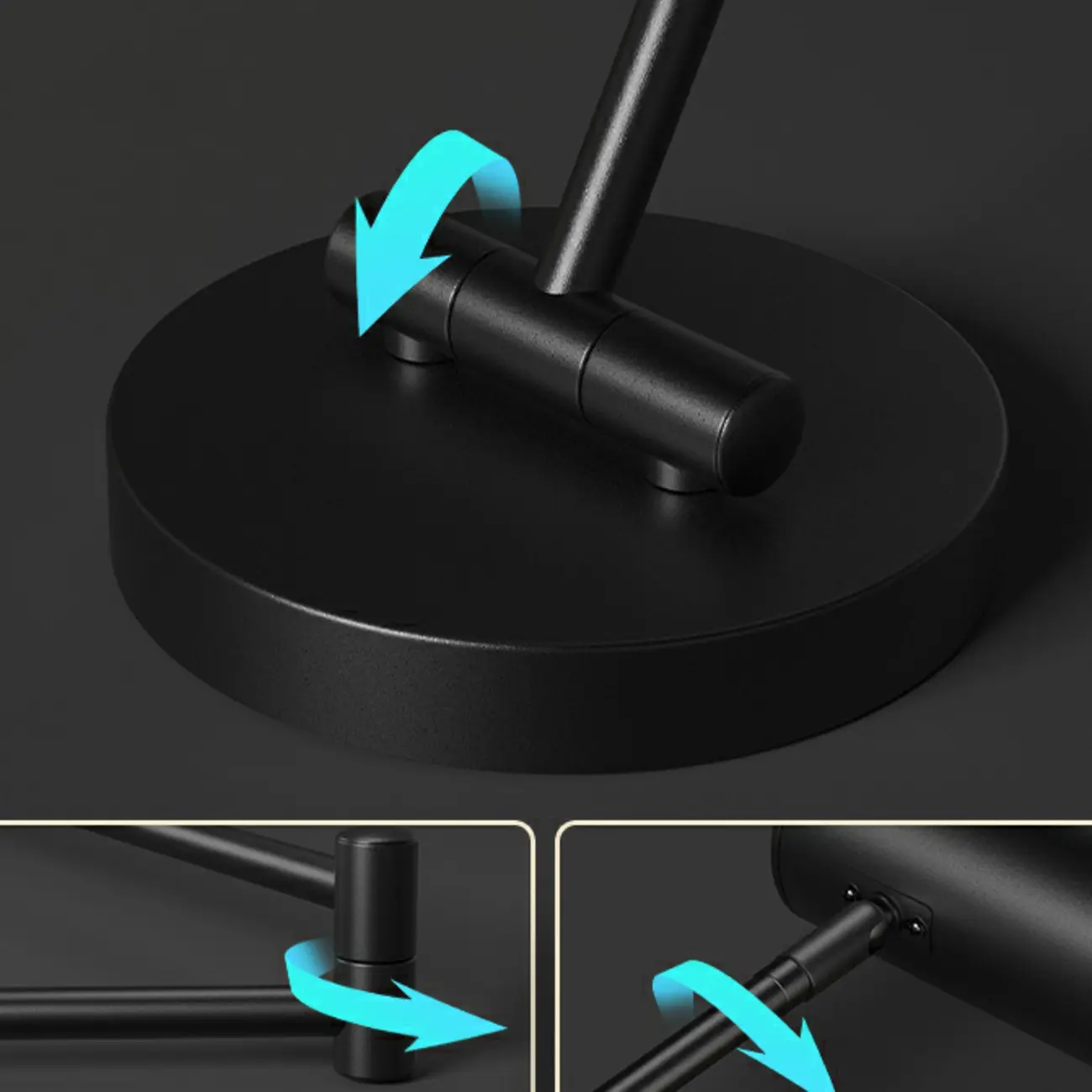 Solid Color Metal Swing Arm Wall Light with Cylinder Acrylic Shade Image - 7 | homeyfad