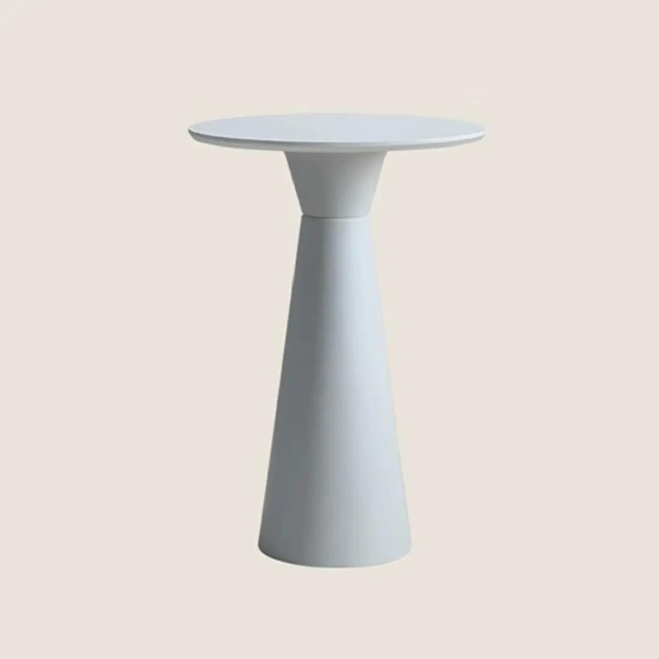 Elegant Pedestal Round White Marble Bar Table Image - 3 | homeyfad