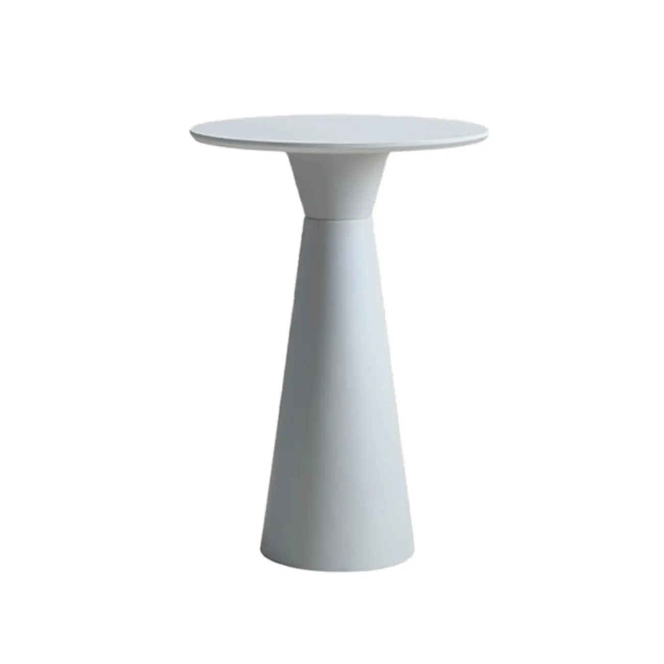 Elegant Pedestal Round White Marble Bar Table Image - 10 | homeyfad