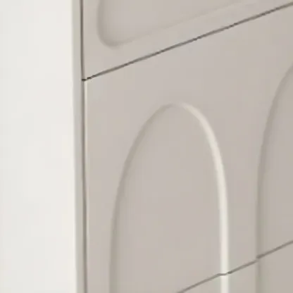 Hallway White	Drop Front Shoe Storage Cabinet Image - 10