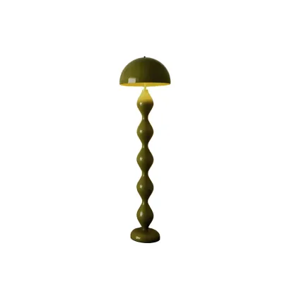 Green Mushroom Metal LED Modern Floor Lamp