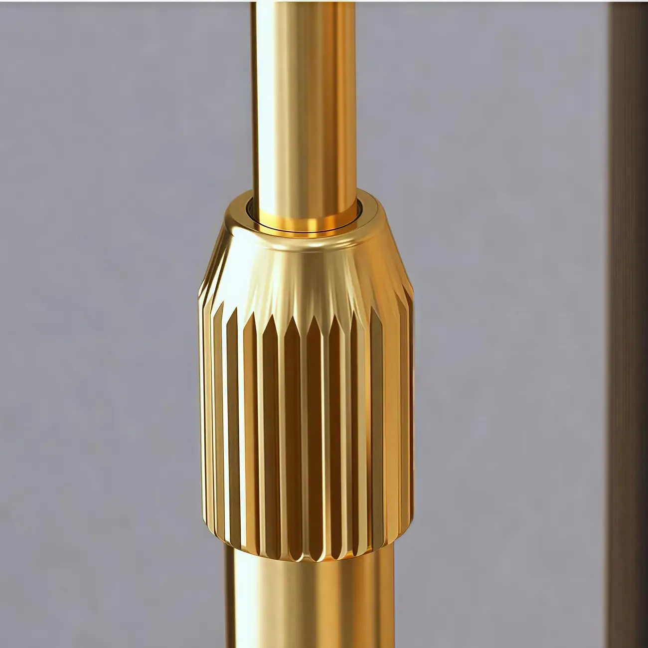 Modern Acrylic Flower Adjustable Black Floor Lamp Image - 10