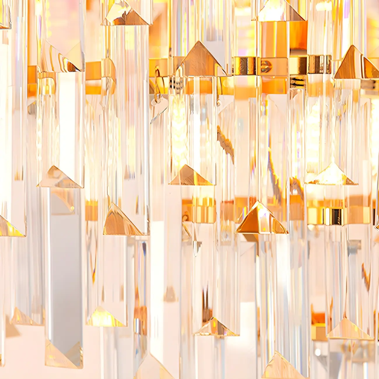 Orange Crystal LED Chandelier for Kitchen Island Image - 8 | homeyfad