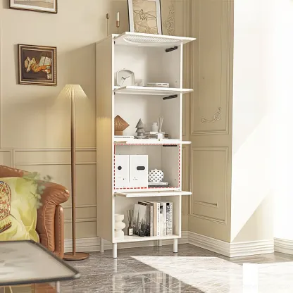 Flooring Accent Cabinet with Container Storage, Self-supporting Design Image - 3