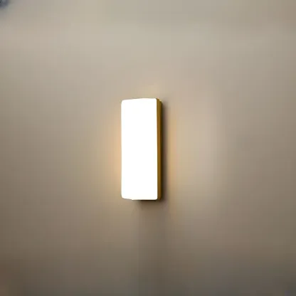 Minimalist Sleek LED Vanity Light with Glass Shade for Bathroom Image - 3