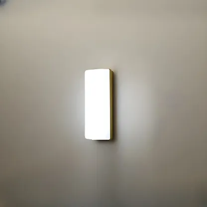 Minimalist Sleek LED Vanity Light with Glass Shade for Bathroom Image - 4