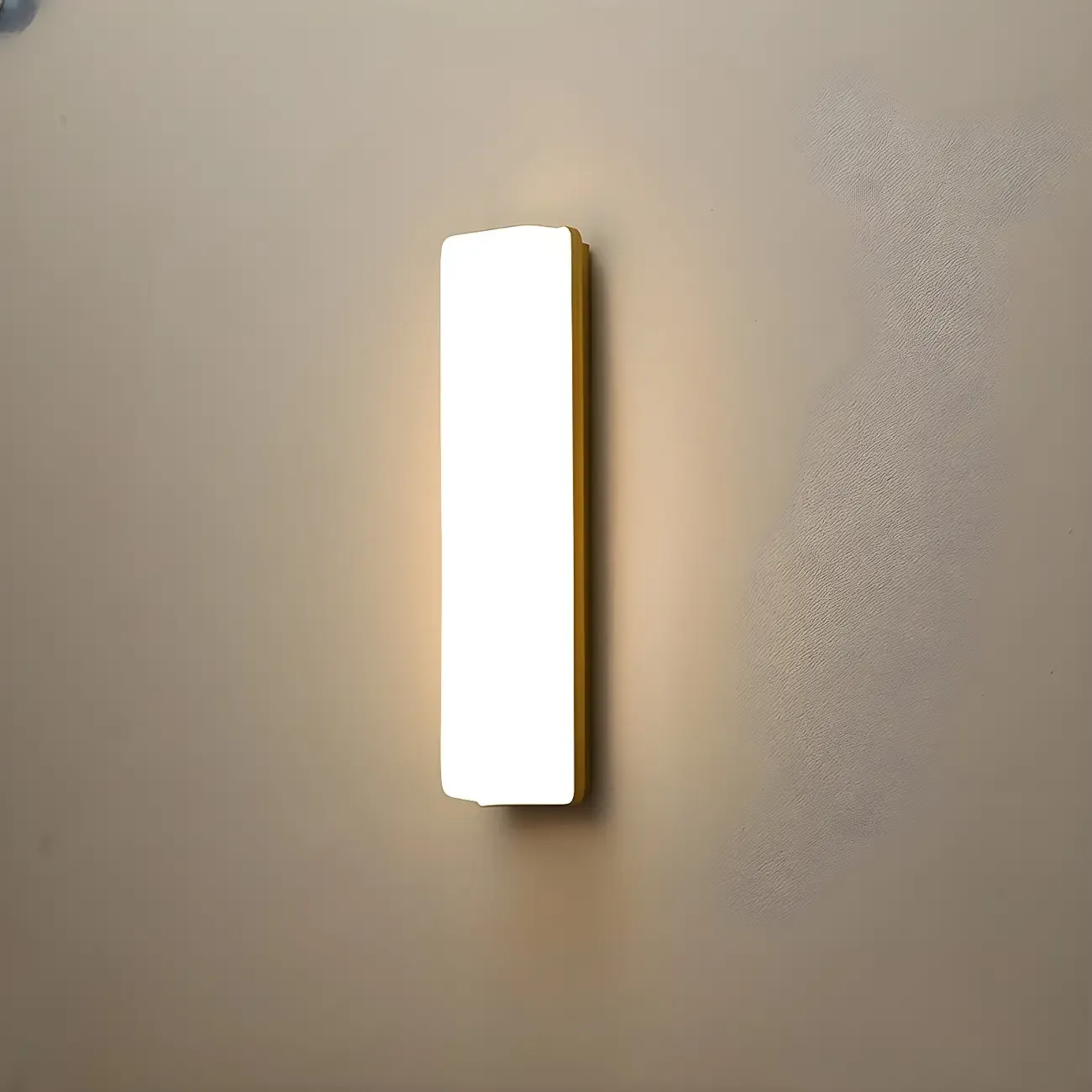 Minimalist Sleek LED Vanity Light with Glass Shade for Bathroom Image - 6
