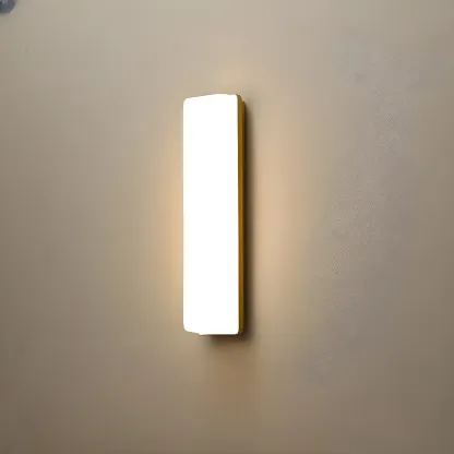 Minimalist Sleek LED Vanity Light with Glass Shade for Bathroom Image - 6