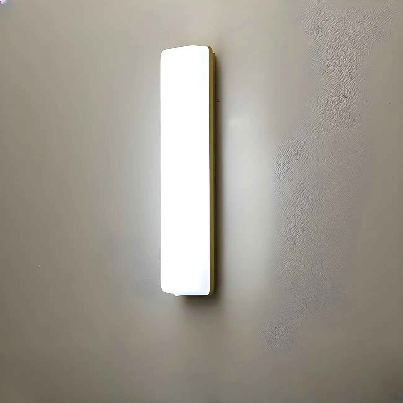 Minimalist Sleek LED Vanity Light with Glass Shade for Bathroom Image - 10