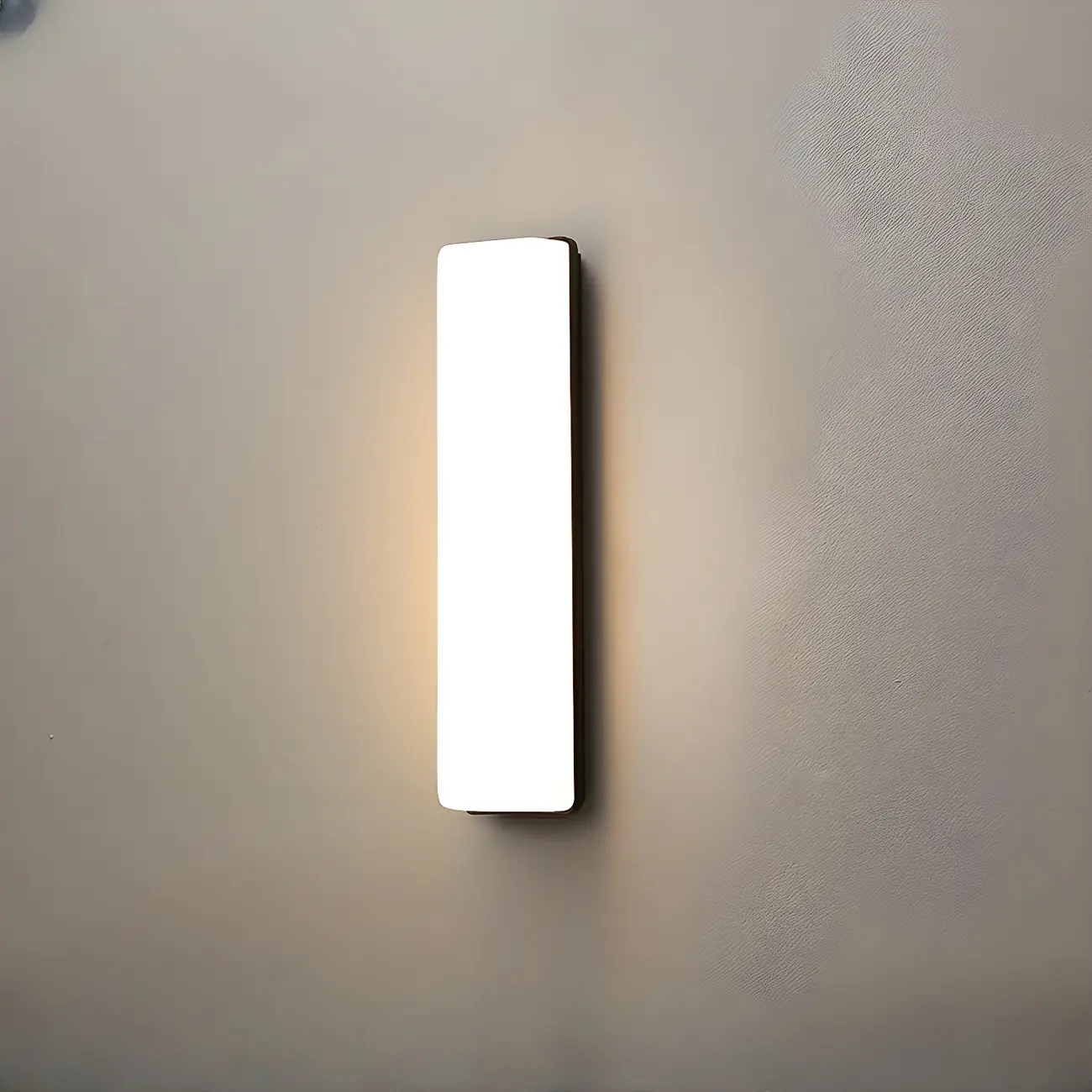 Minimalist Sleek LED Vanity Light with Glass Shade for Bathroom Image - 17 | homeyfad
