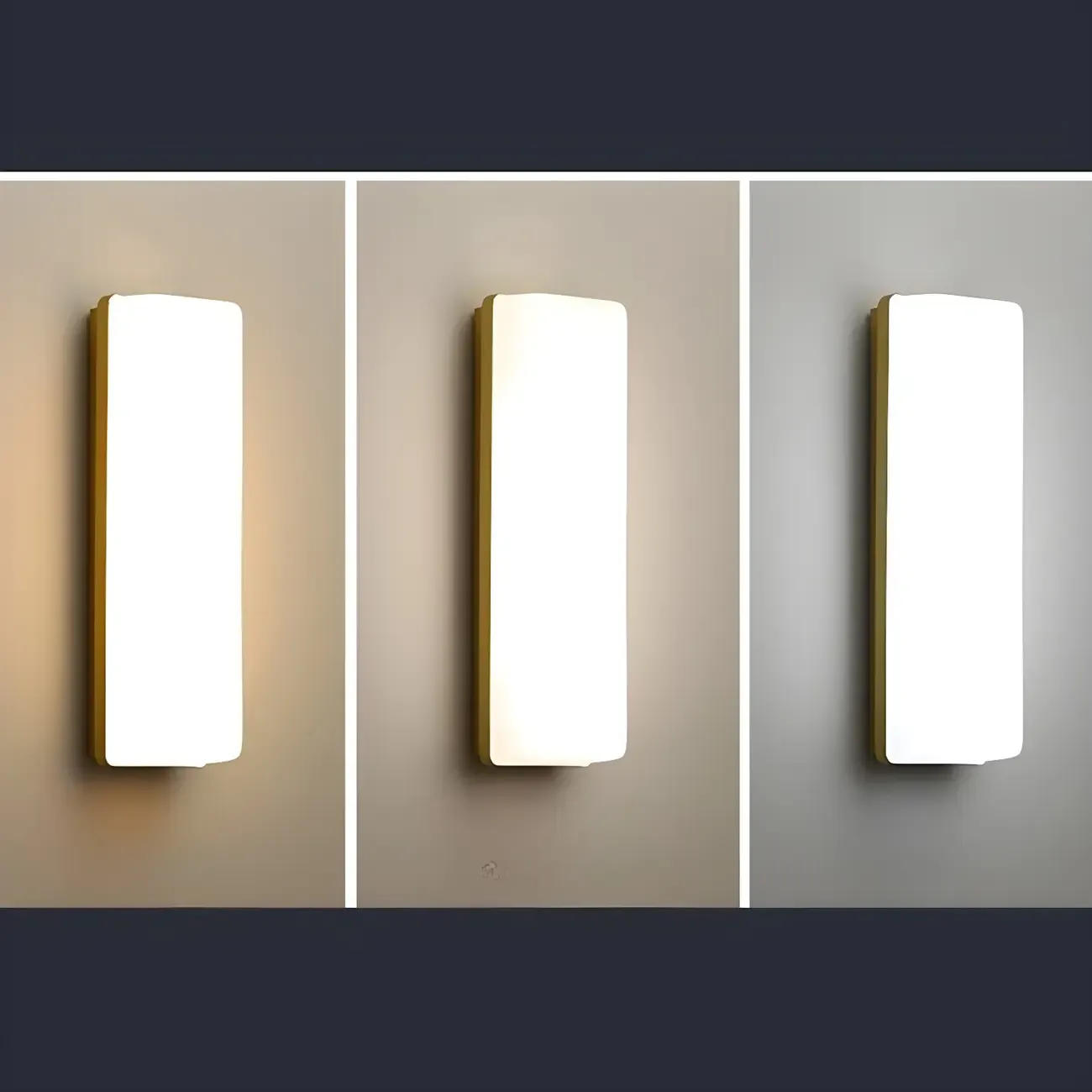 Minimalist Sleek LED Vanity Light with Glass Shade for Bathroom Image - 18