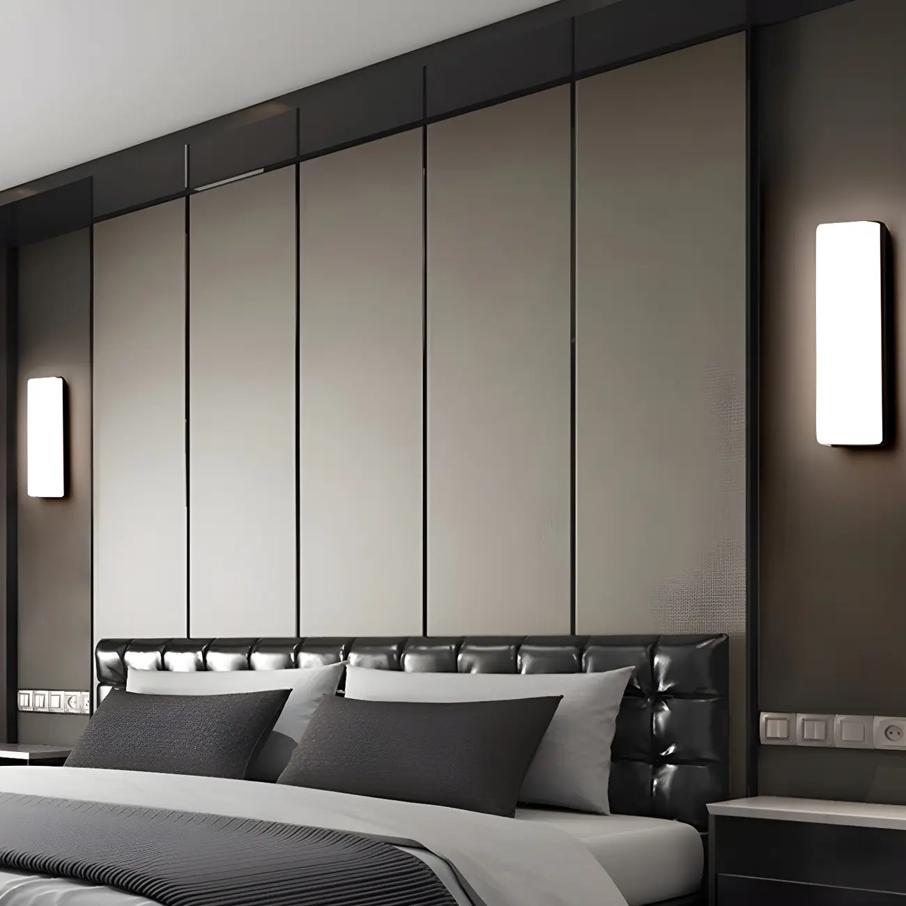 Minimalist Sleek LED Vanity Light with Glass Shade for Bathroom Image - 2 | homeyfad