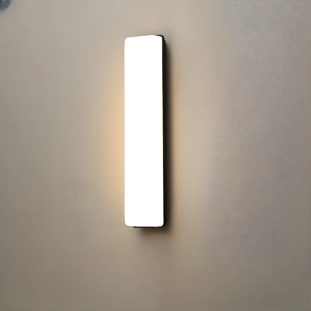 Minimalist Sleek LED Vanity Light with Glass Shade for Bathroom Image - 20 | homeyfad