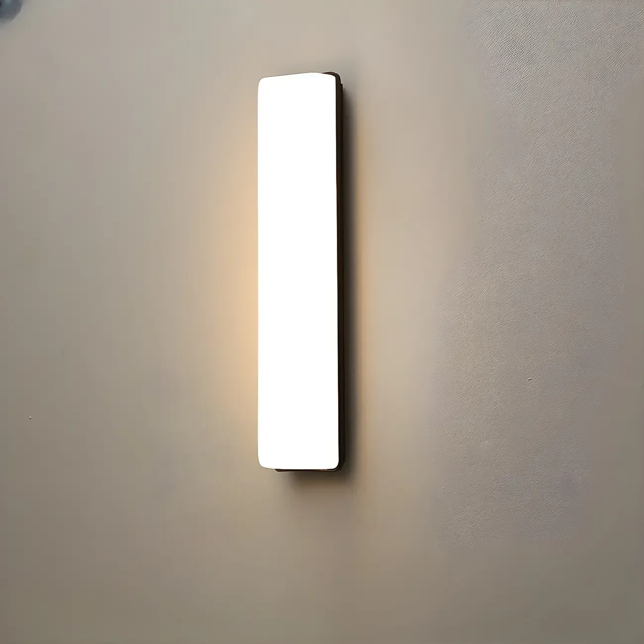 Minimalist Sleek LED Vanity Light with Glass Shade for Bathroom Image - 20