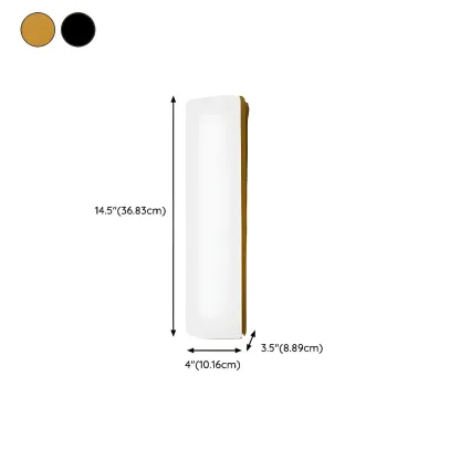 Minimalist Sleek LED Vanity Light with Glass Shade for Bathroom Image - 23