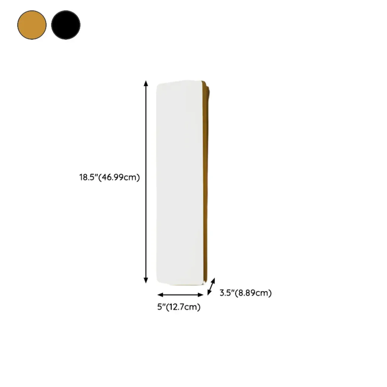 Minimalist Sleek LED Vanity Light with Glass Shade for Bathroom Image - 24