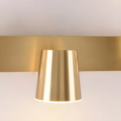 Geometric Dimmable Black Vanity Light  with 3-Light