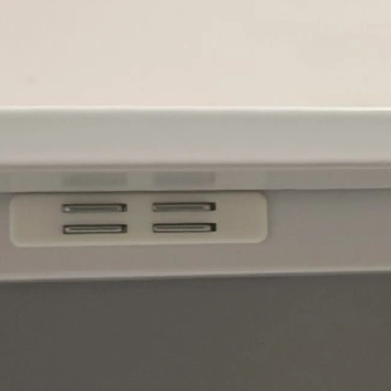 Modern White-Gray Metal Hallway Shoe Storage Cabinet Image - 11