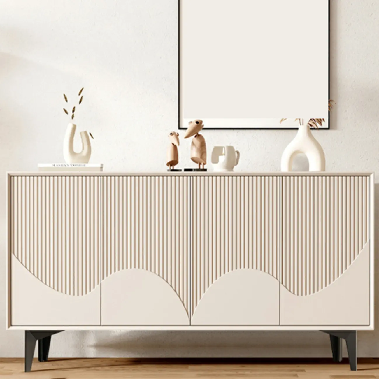 Hallway White Wood Shoe Cabinet with Slate Image - 5 | homeyfad